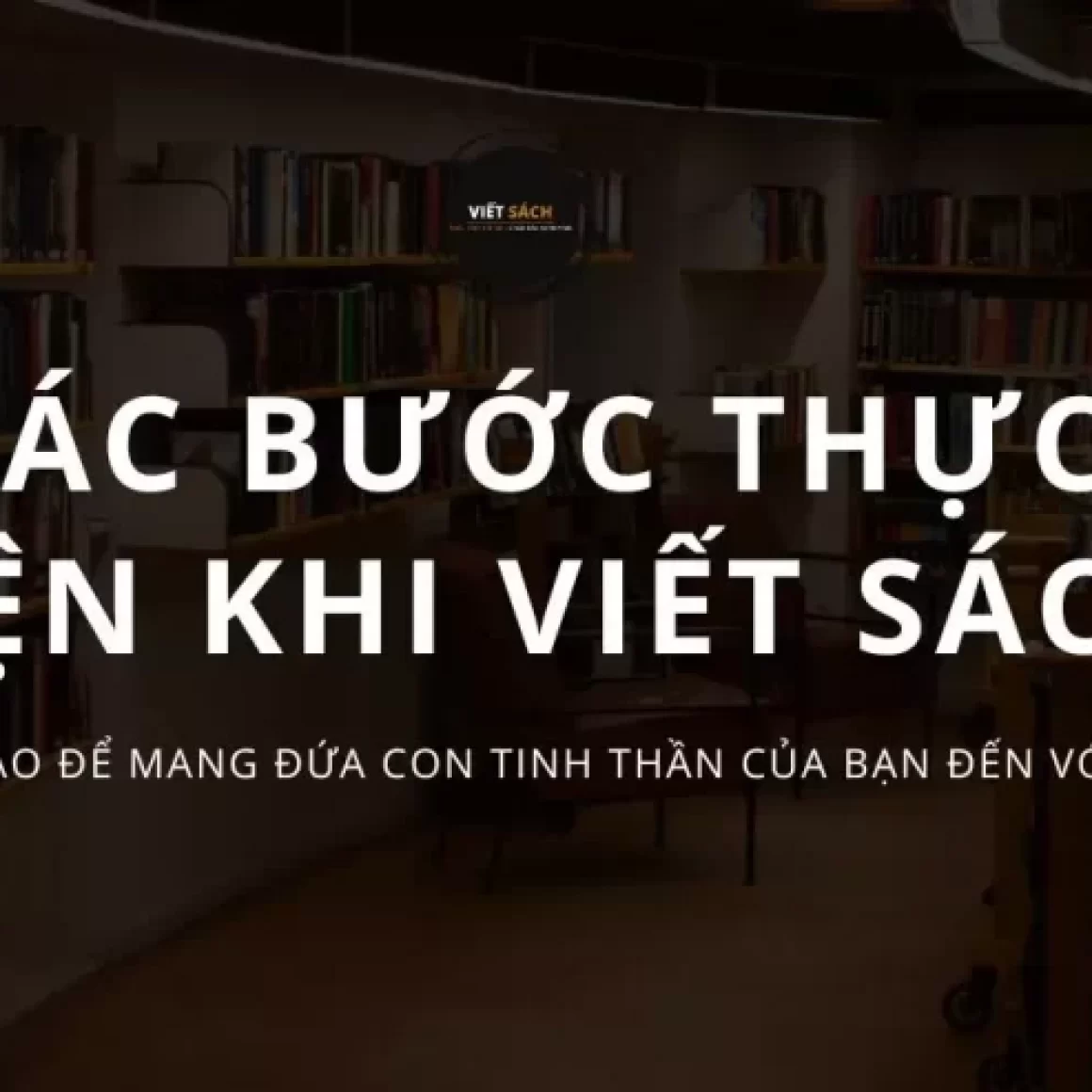 viết sách và các bước